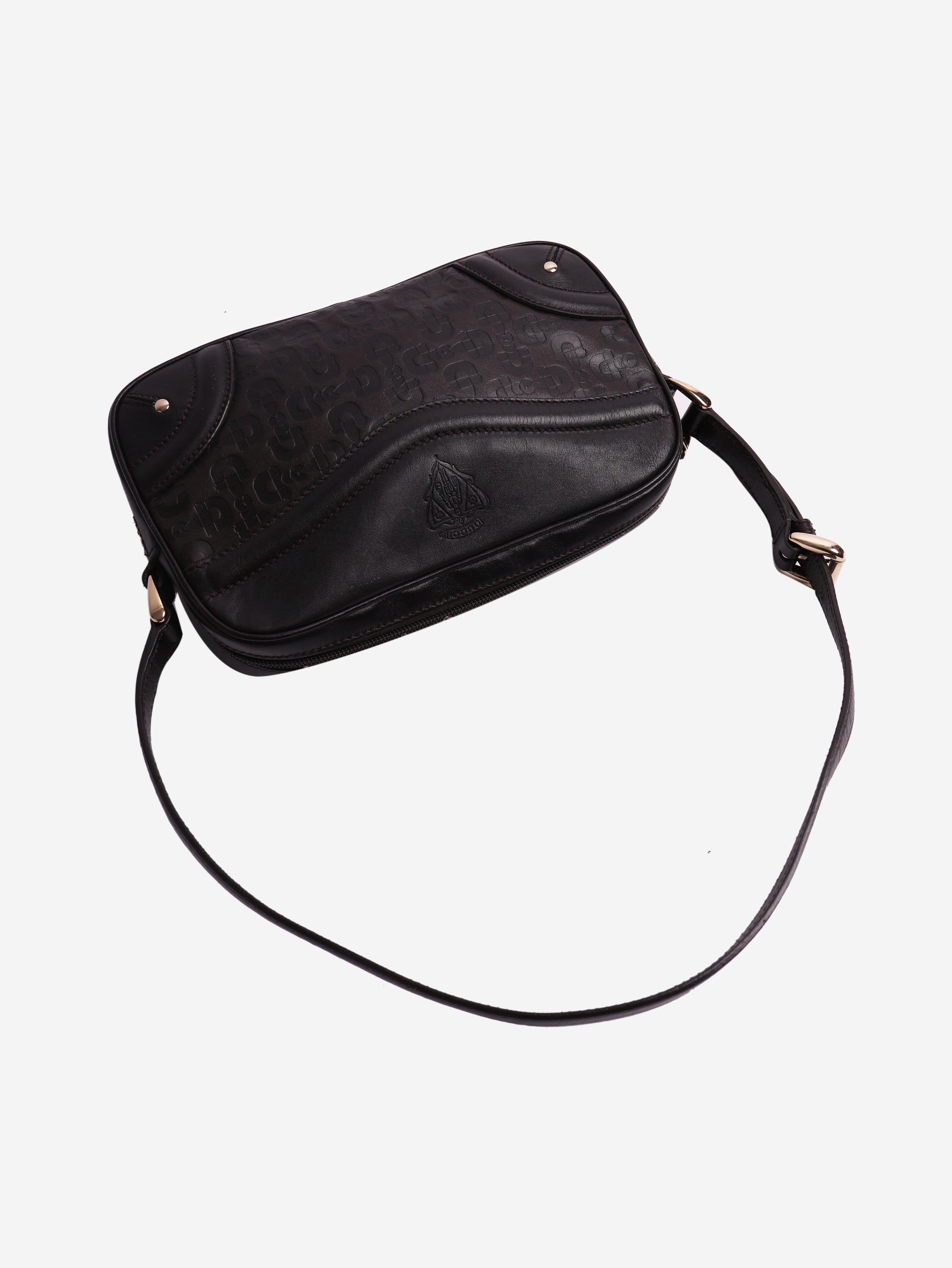 Dark brown Crest Horsebit shoulder bag Shoulder bags Gucci 