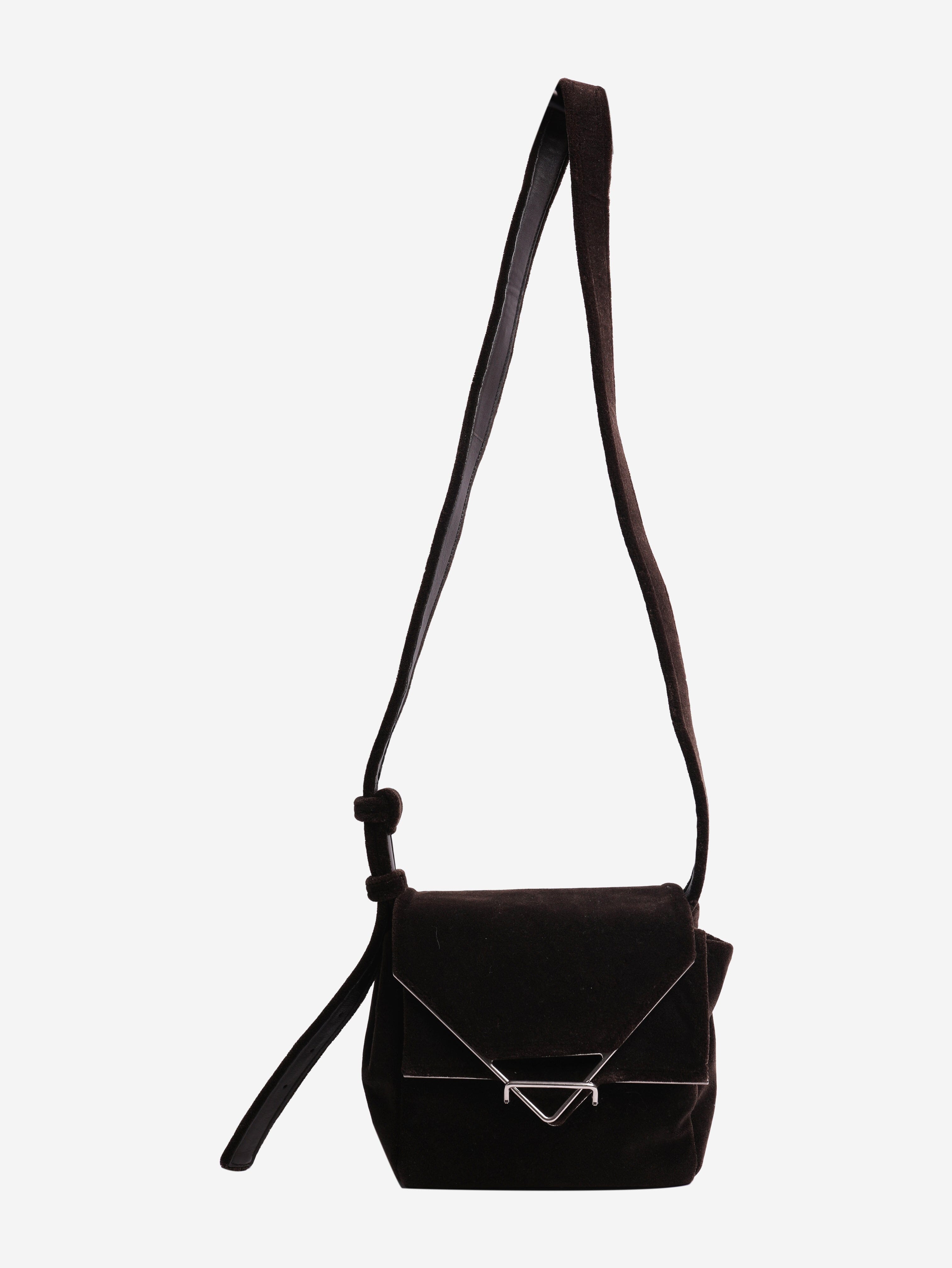 Bottega Veneta Brown velvet crossbody bag Cross-body bags Bottega Veneta 