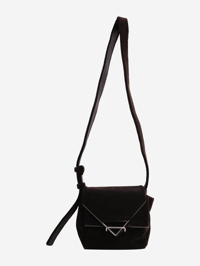 Bottega Veneta Brown velvet crossbody bag Cross-body bags Bottega Veneta 