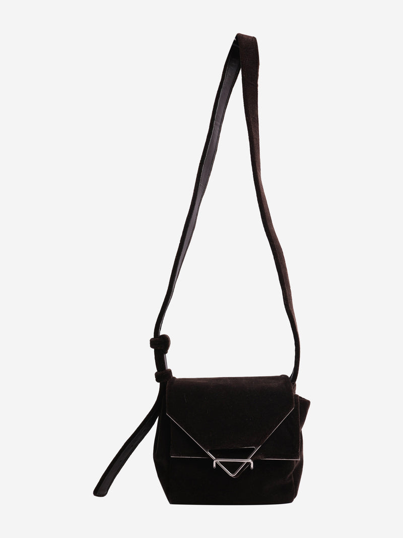 Bottega Veneta Brown velvet crossbody bag Cross-body bags Bottega Veneta 