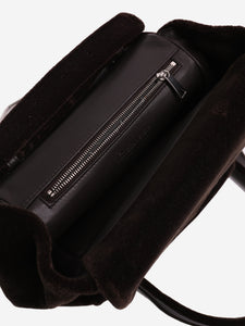 Bottega Veneta Brown velvet crossbody bag