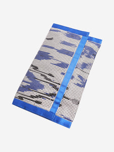 Felix Ray Blue envelope clutch