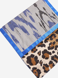 Felix Ray Blue envelope clutch
