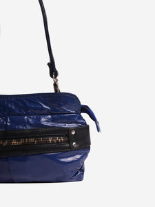 See By Chloe Blue gathered leather crossbody bag