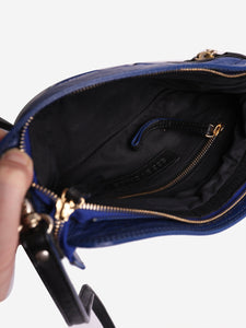See By Chloe Blue gathered leather crossbody bag