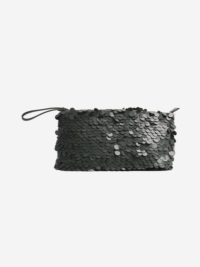 Khaki Sequinned clutch bag Clutch bags Dries Van Noten 
