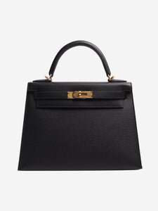 Hermes Black Clemence 28 Kelly