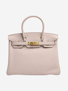 Hermes Craie Birkin 30 in Togo leather