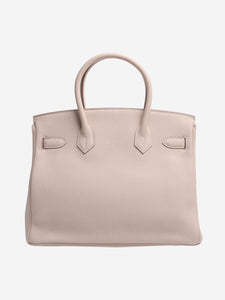 Hermes Craie Birkin 30 in Togo leather