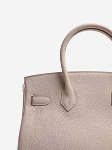 Hermes Craie Birkin 30 in Togo leather
