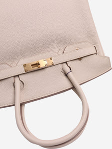 Hermes Craie Birkin 30 in Togo leather