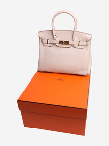 Hermes Craie Birkin 30 in Togo leather