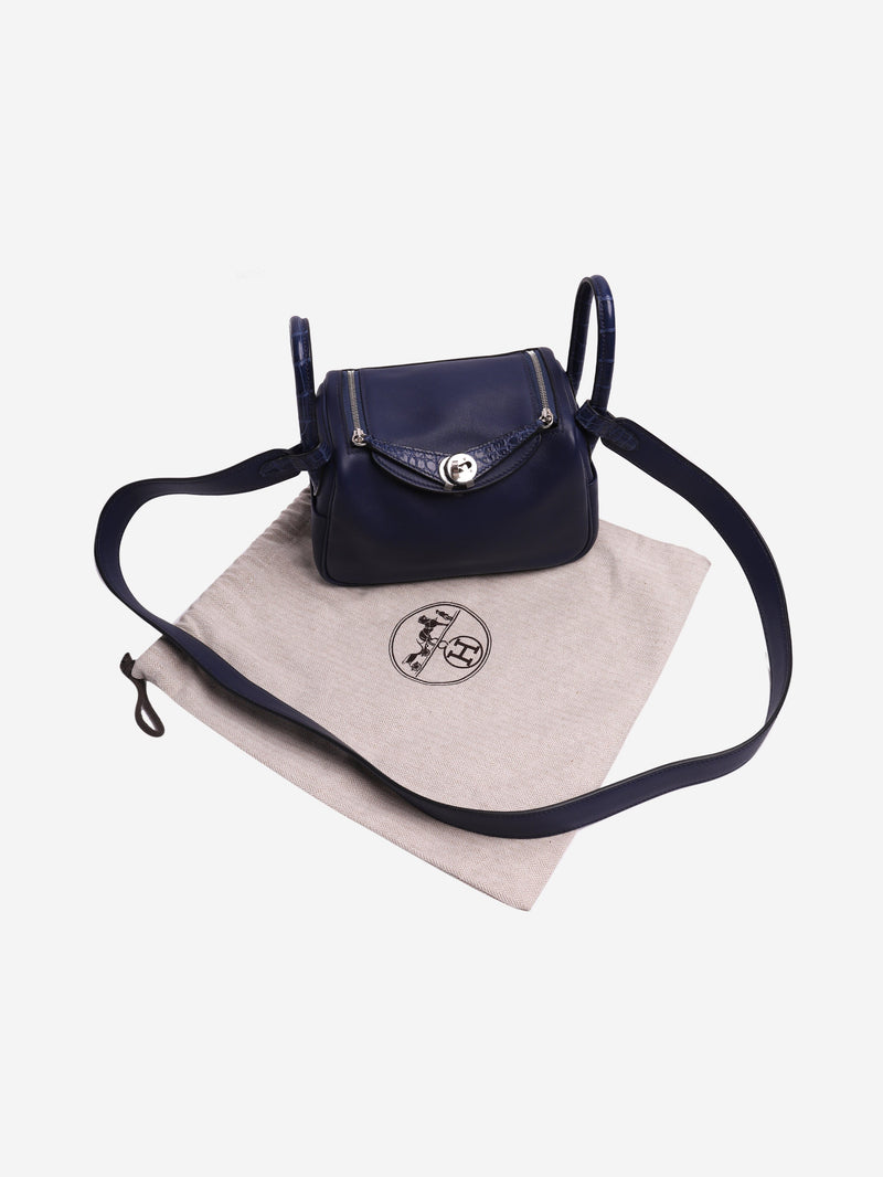 Dark blue Lindy mini bag Cross-body bags Hermes 