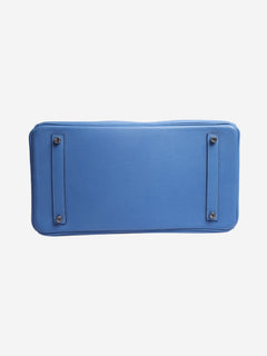 Bleu Paradis Birkin 35 PHW Top Handle Bags Hermes 