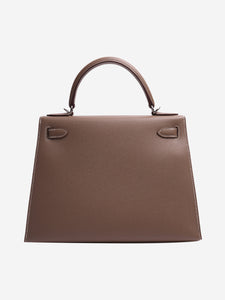 Hermes Etoupe Kelly 28 in Epsom leather