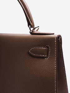 Hermes Etoupe Kelly 28 in Epsom leather