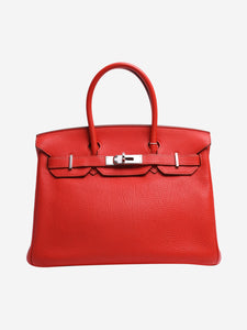 Hermes Red Birkin 30 PHW