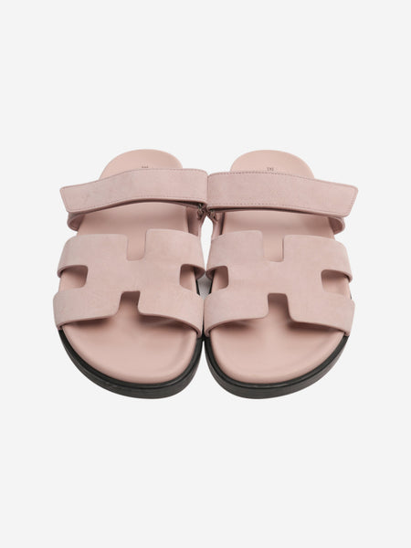 Pink Chypre suede sandals - size EU 39.5 product image