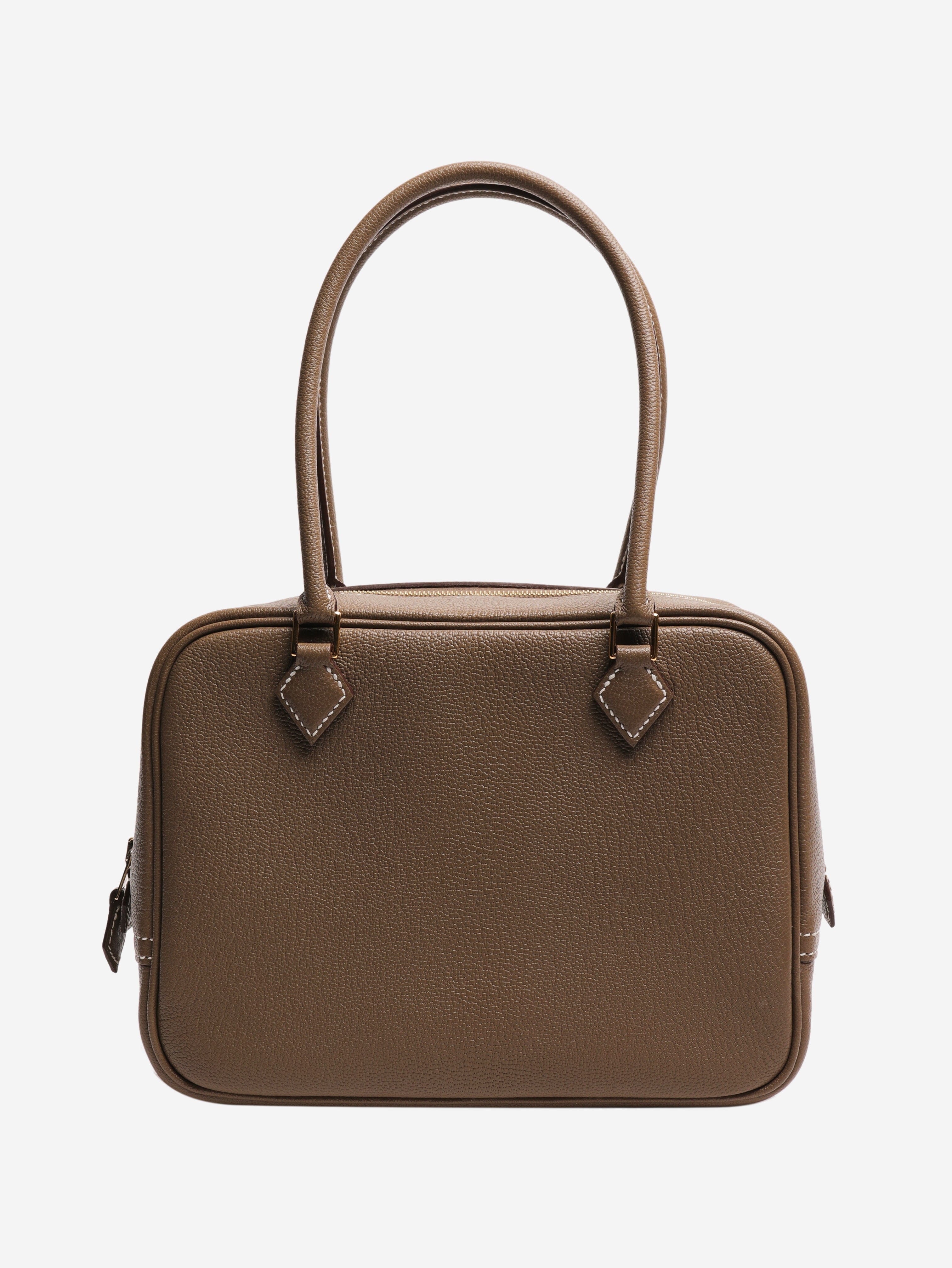 Etoupe Plume 20 bag Top Handle Bags Hermes 