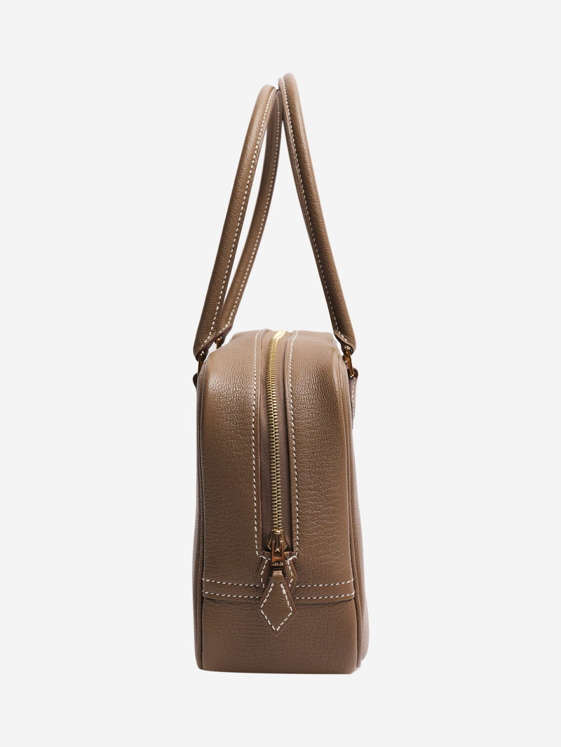 Etoupe Plume 20 bag Top Handle Bags Hermes 