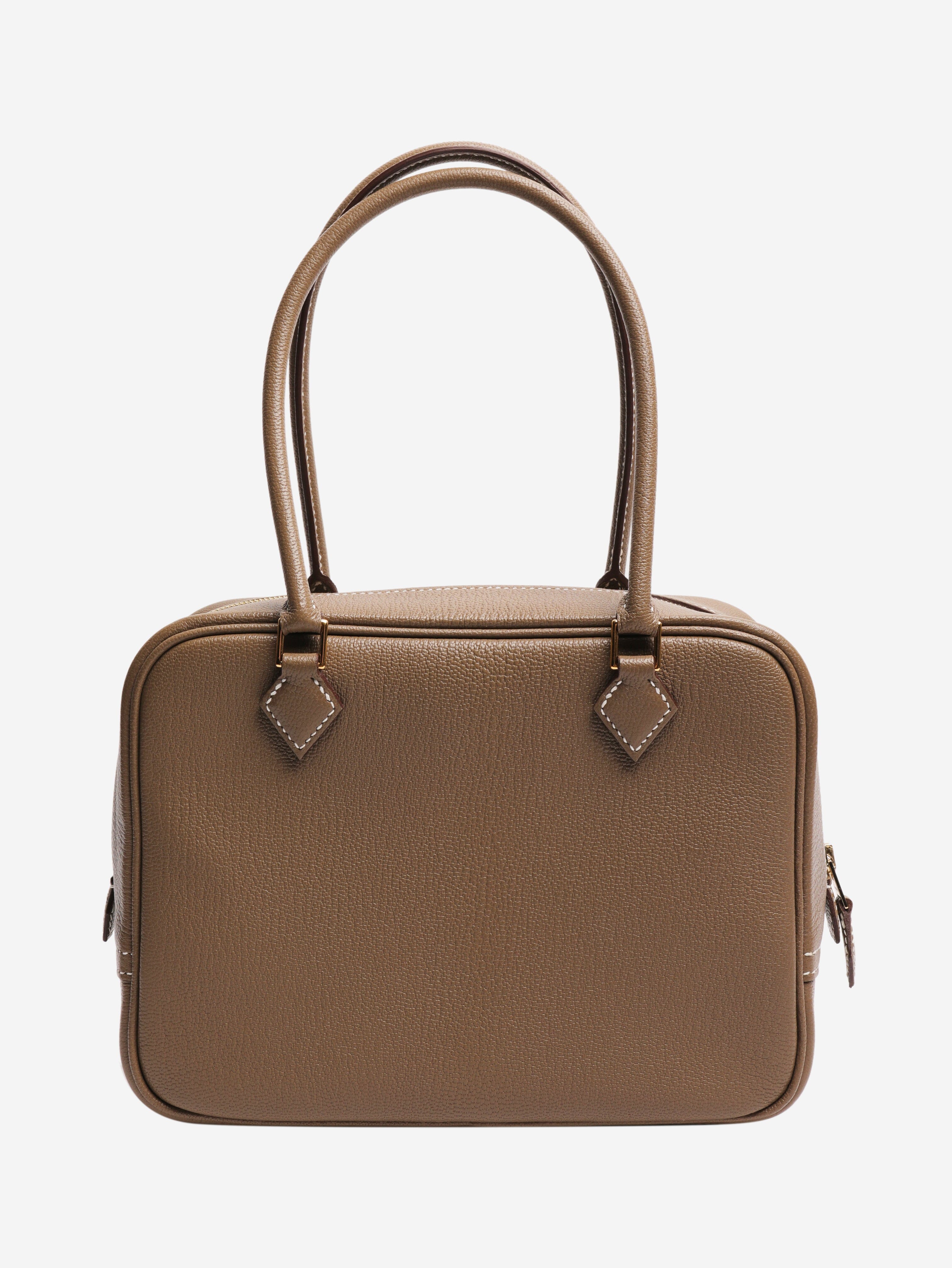 Etoupe Plume 20 bag Top Handle Bags Hermes 