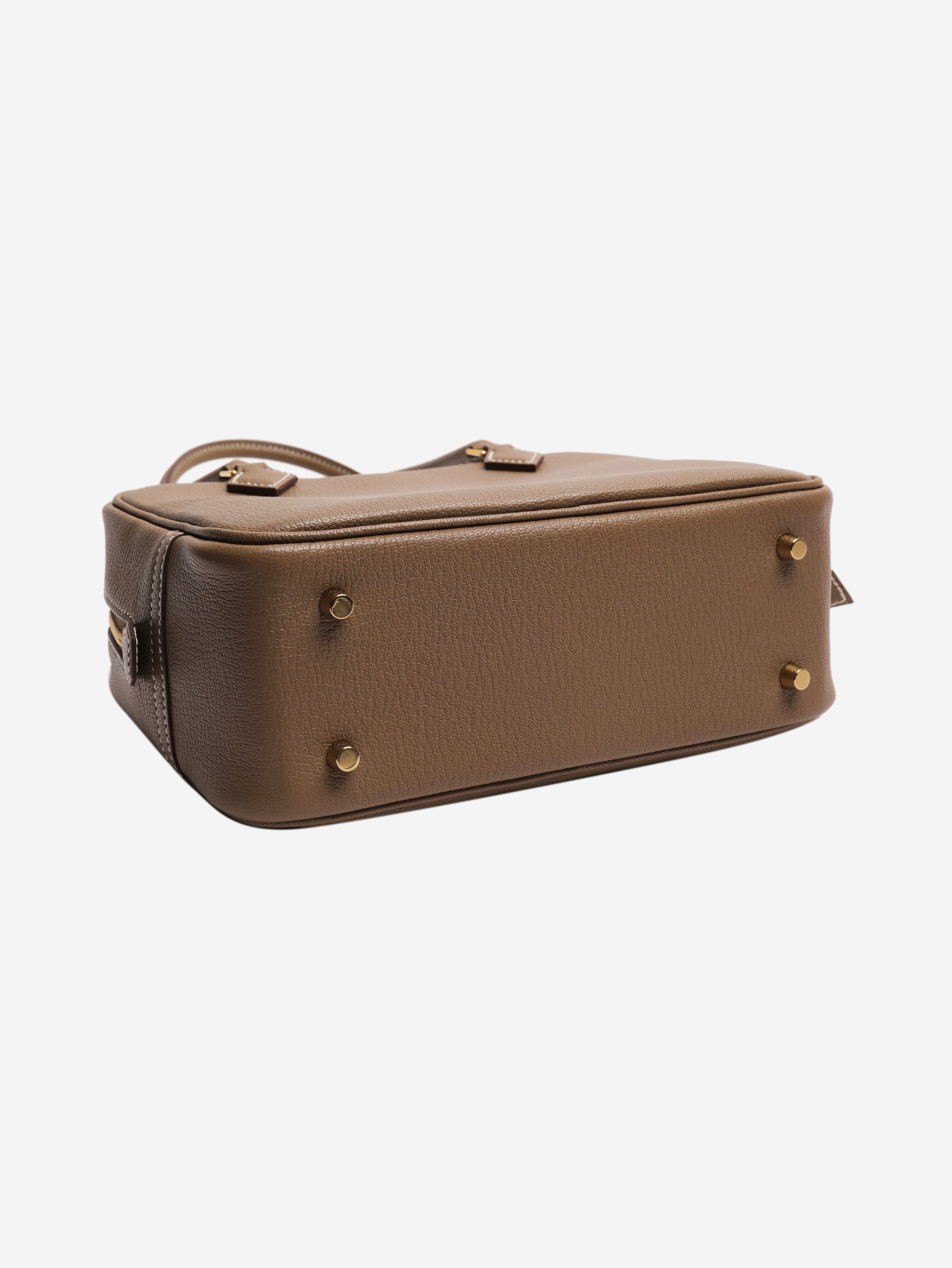 Etoupe Plume 20 bag Top Handle Bags Hermes 
