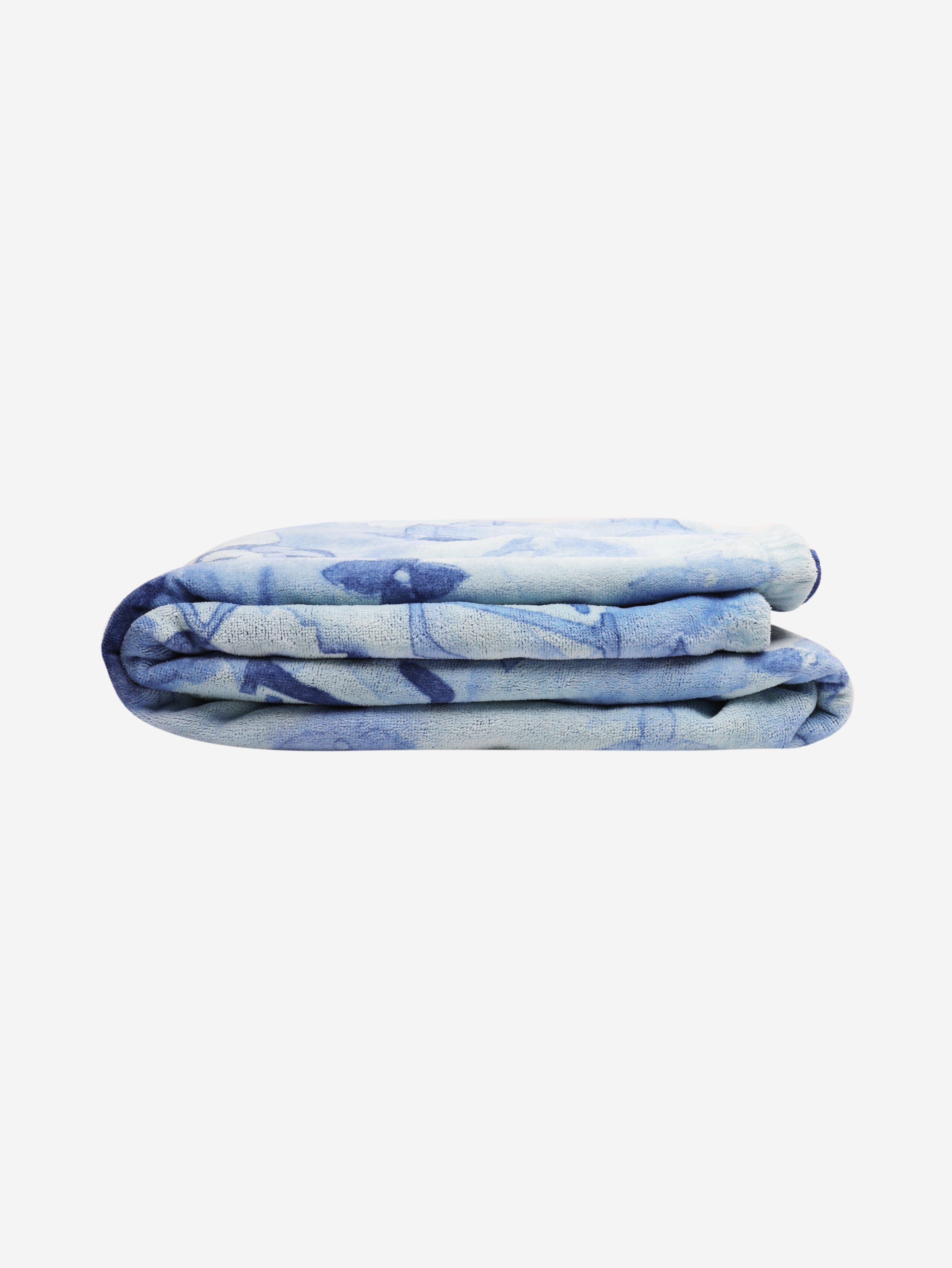 Blue watercolour beach towel Beachwear Louis Vuitton 
