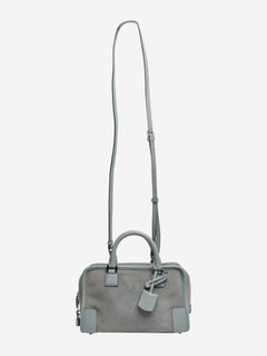 Blue mini Amazona suede crossbody bag Cross-body bags Loewe 