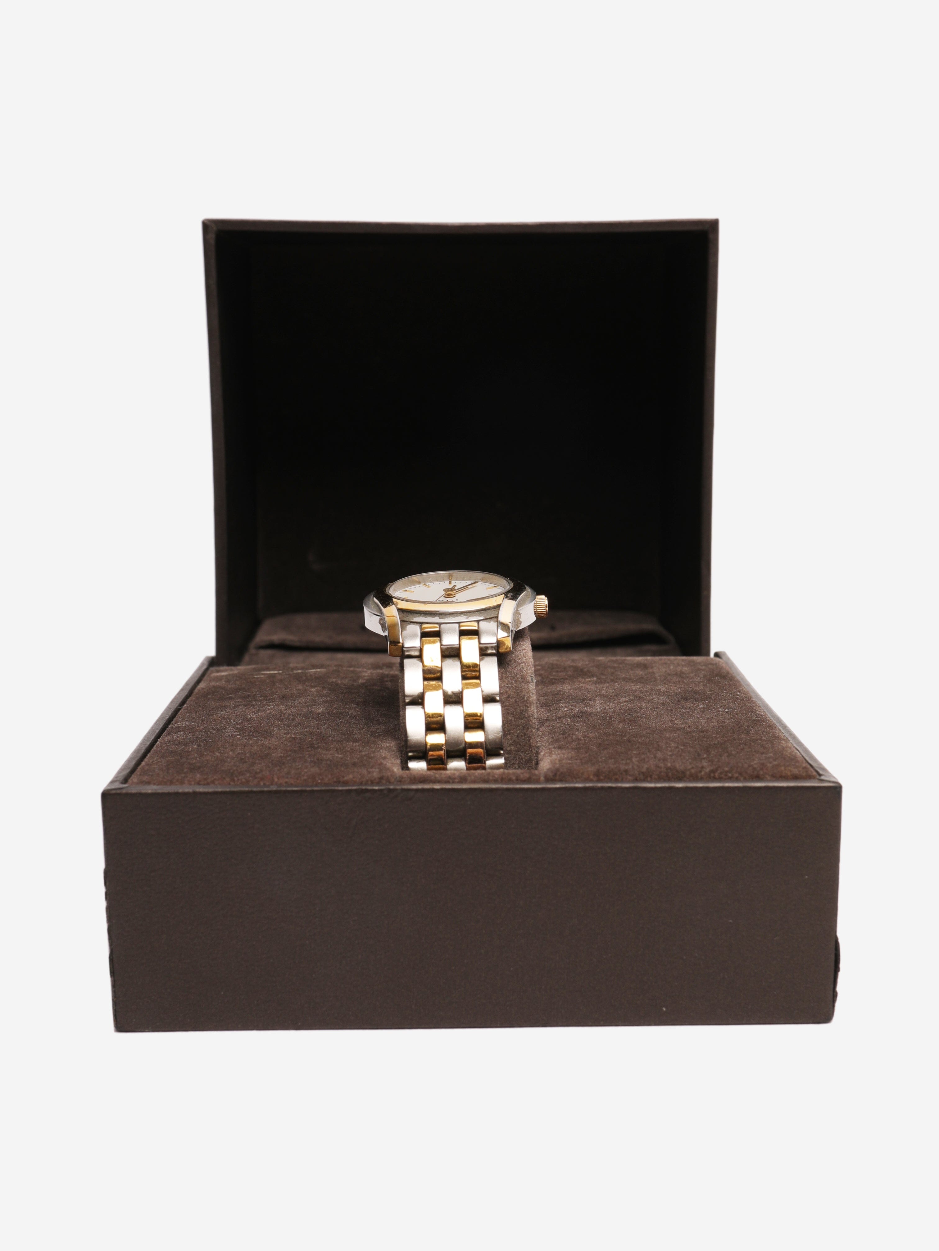 Silver two tone G class watch Watches Gucci 