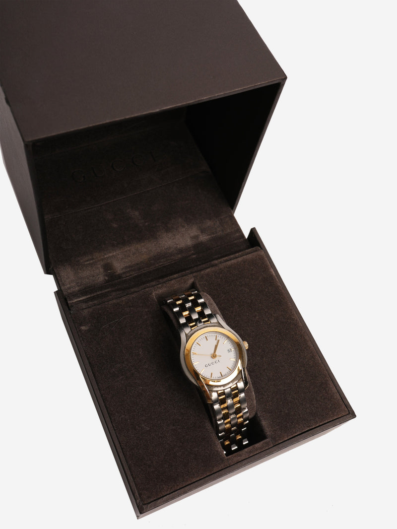 Silver two tone G class watch Watches Gucci 