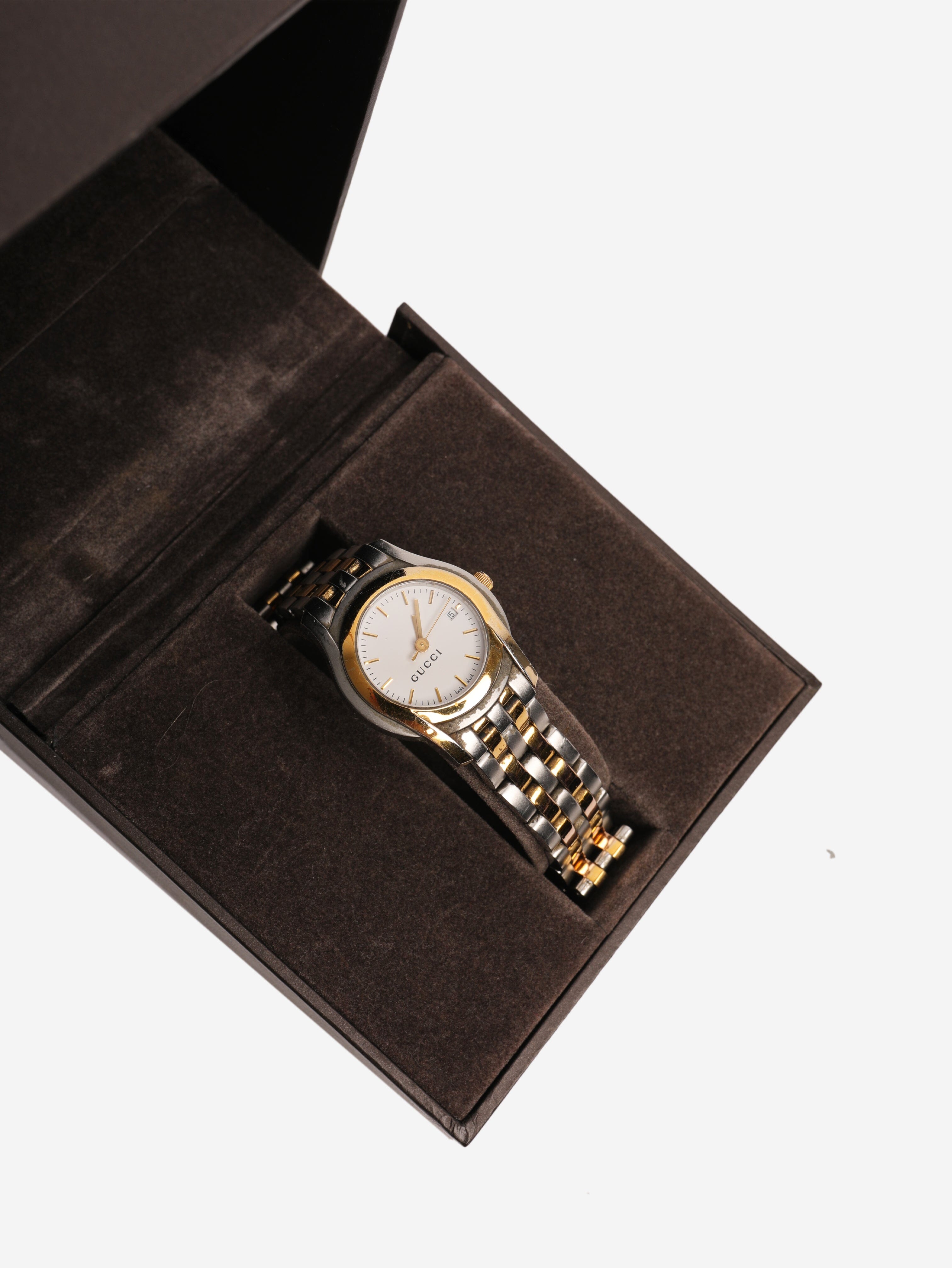 Silver two tone G class watch Watches Gucci 
