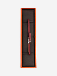Red leather bracelet Bracelets Hermes 