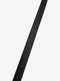Black GG thin leather belt Belts Gucci 