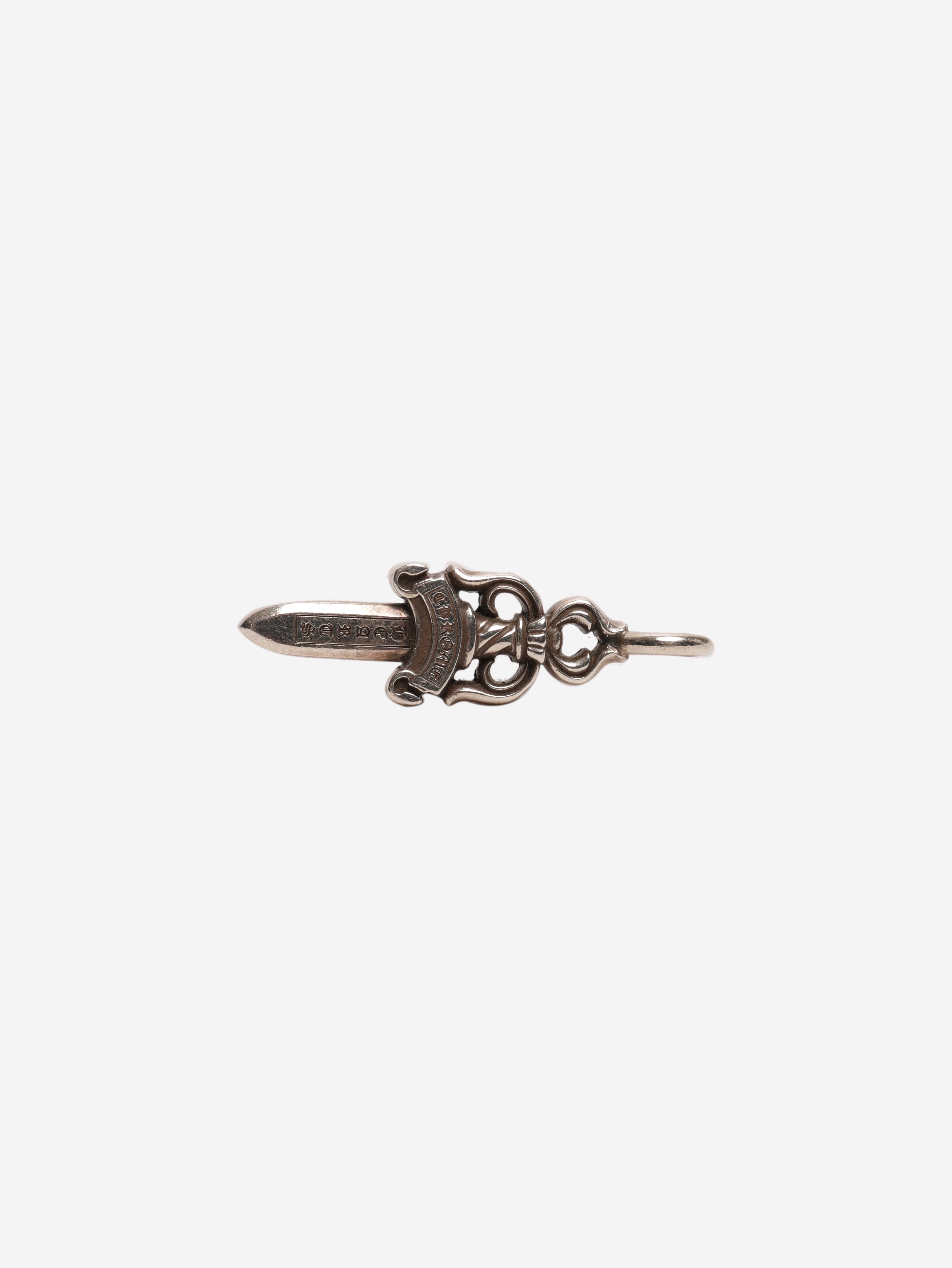 Silver dagger pendant