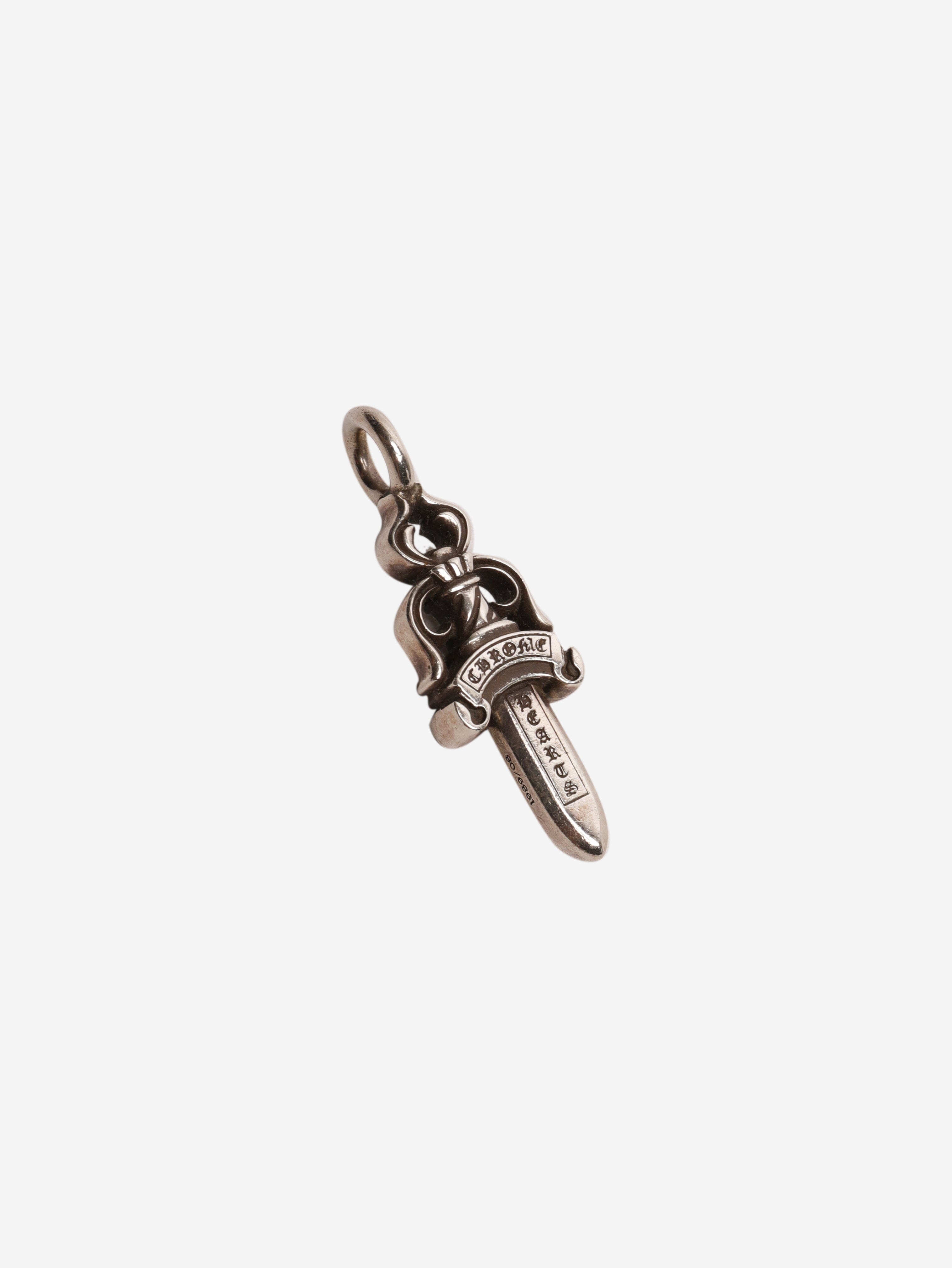 Silver dagger pendant