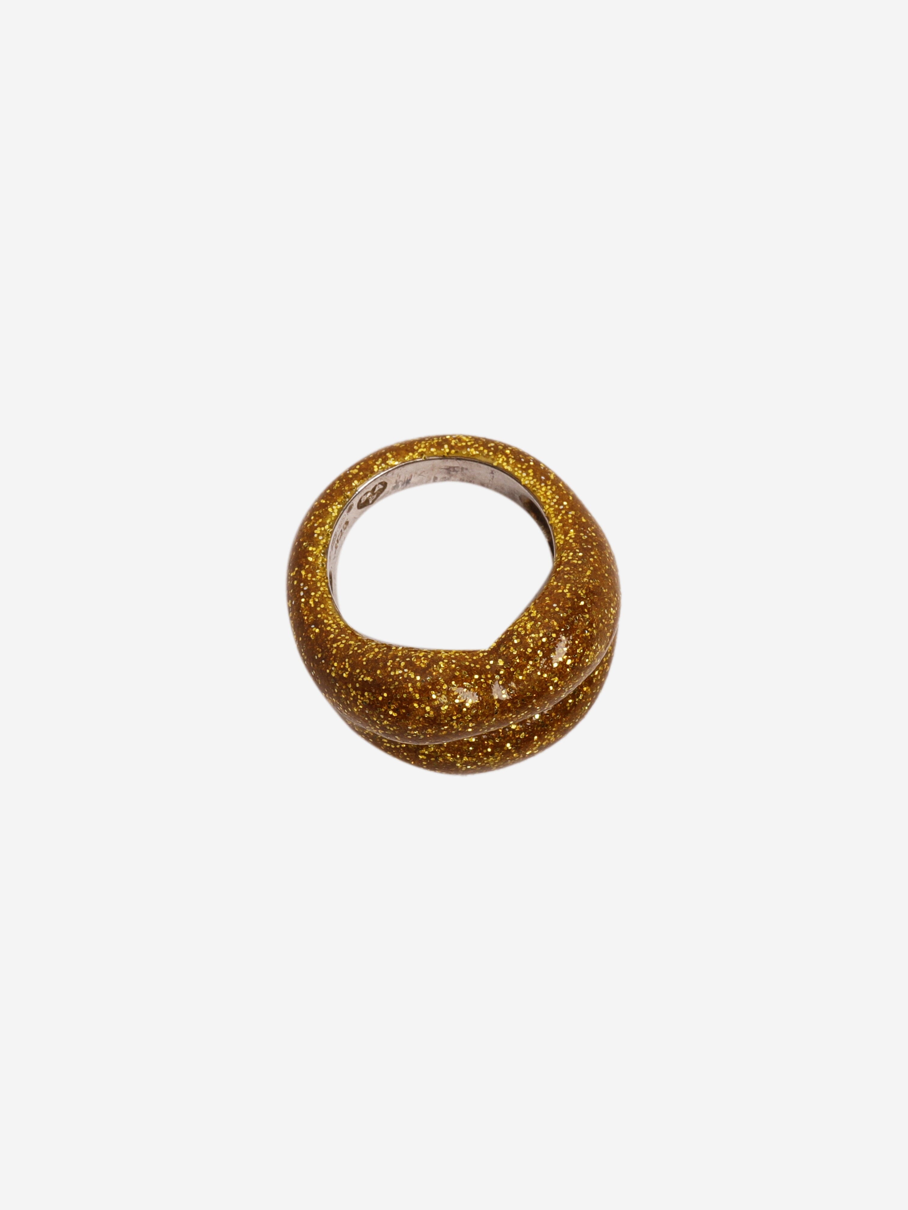 Gold hotlips ring Rings Hotlips by Solange 