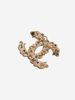 Gold vintage CC brooch Brooches Chanel 