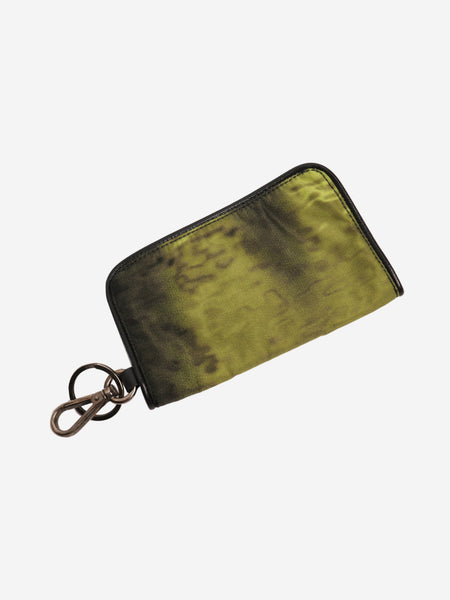 Green nylon pouch keyring alternate image