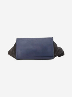 Navy blue and tan Trapeze leather and suede 2way bag Shoulder bags Celine 