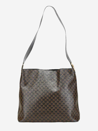 Brown Macadam PVC shoulder bag Shoulder bags Celine 