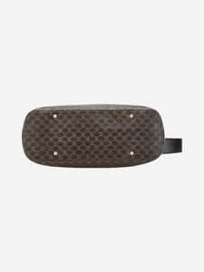 Celine Brown Macadam PVC shoulder bag