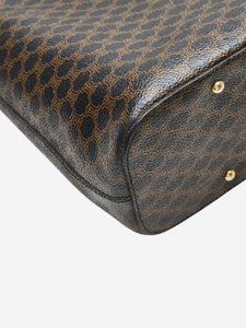 Celine Brown Macadam PVC shoulder bag