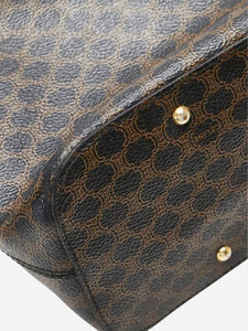 Celine Brown Macadam PVC shoulder bag