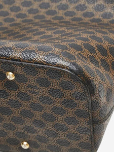 Celine Brown Macadam PVC shoulder bag