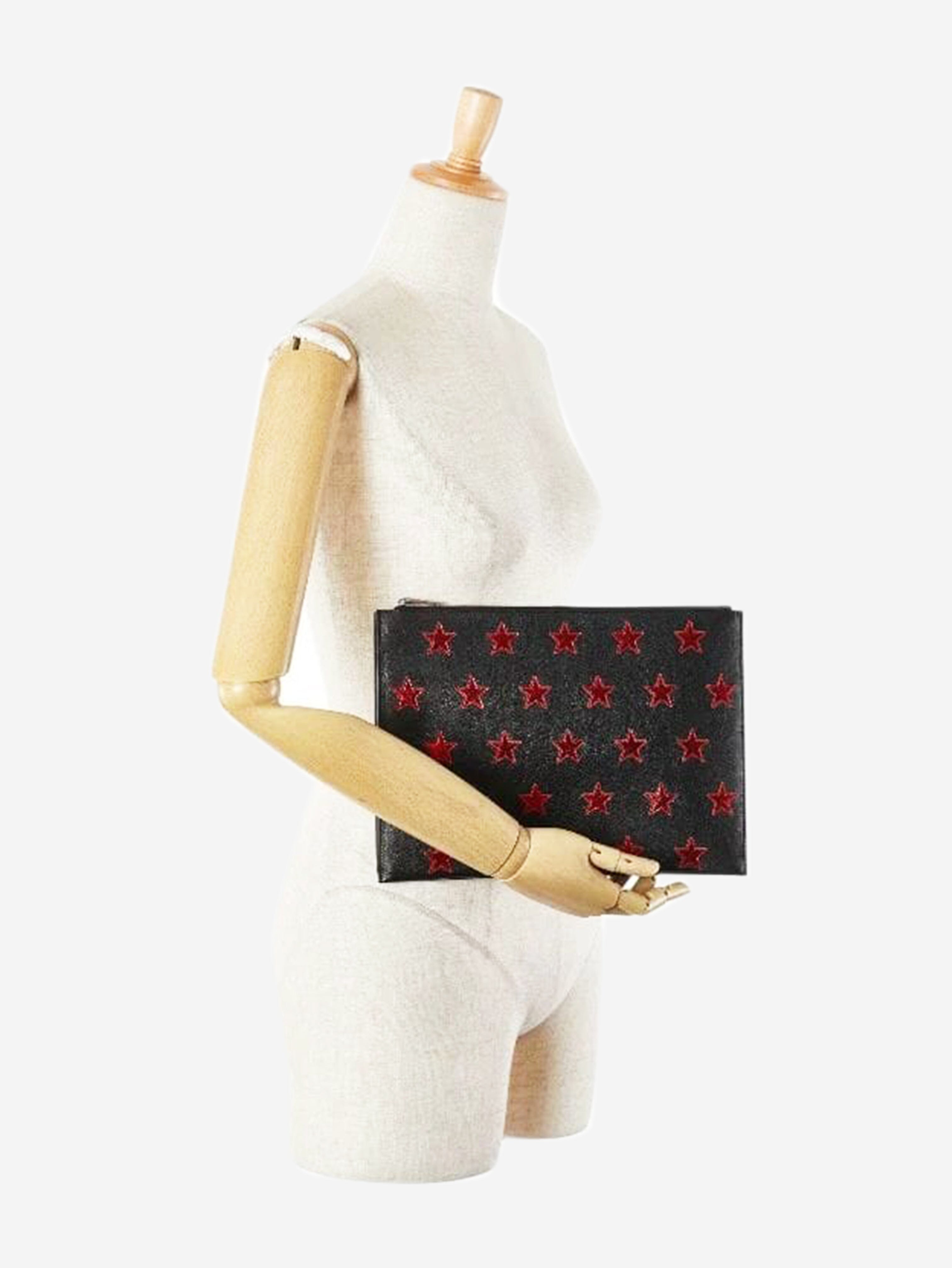 Black star leather clutch bag Clutch bags Saint Laurent 