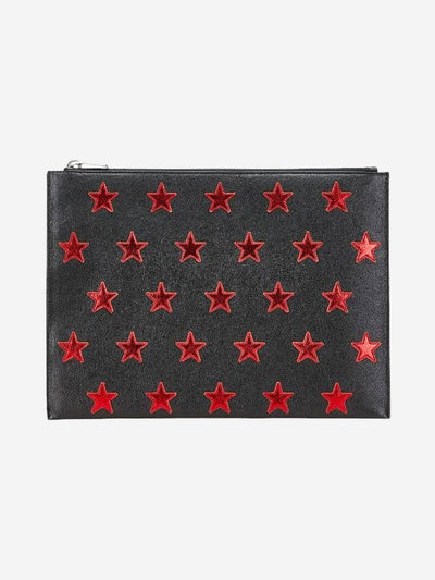 Black star leather clutch bag Clutch bags Saint Laurent 