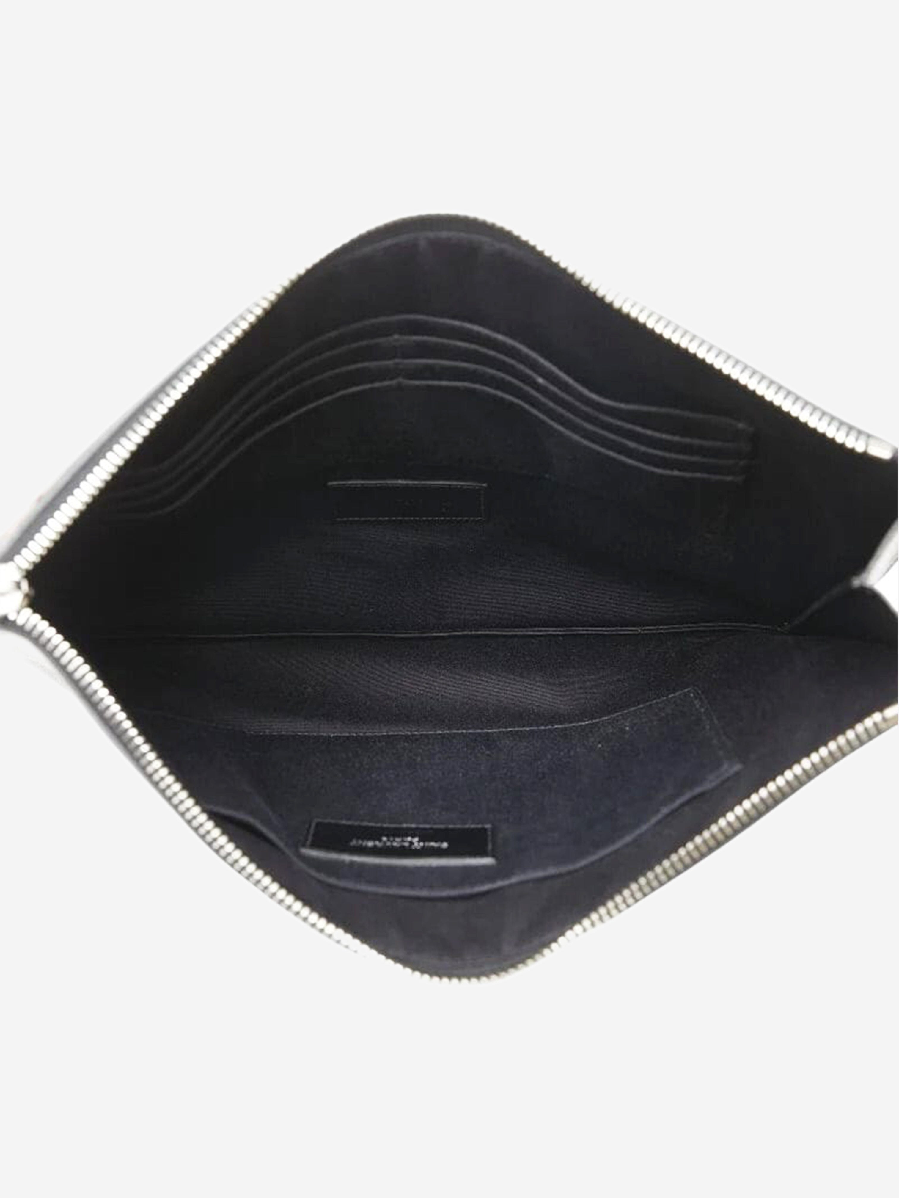 Black star leather clutch bag Clutch bags Saint Laurent 