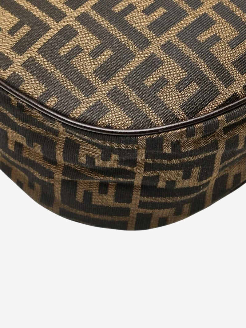 Brown FF Zucca canvas shoulder bag Shoulder bags Fendi 