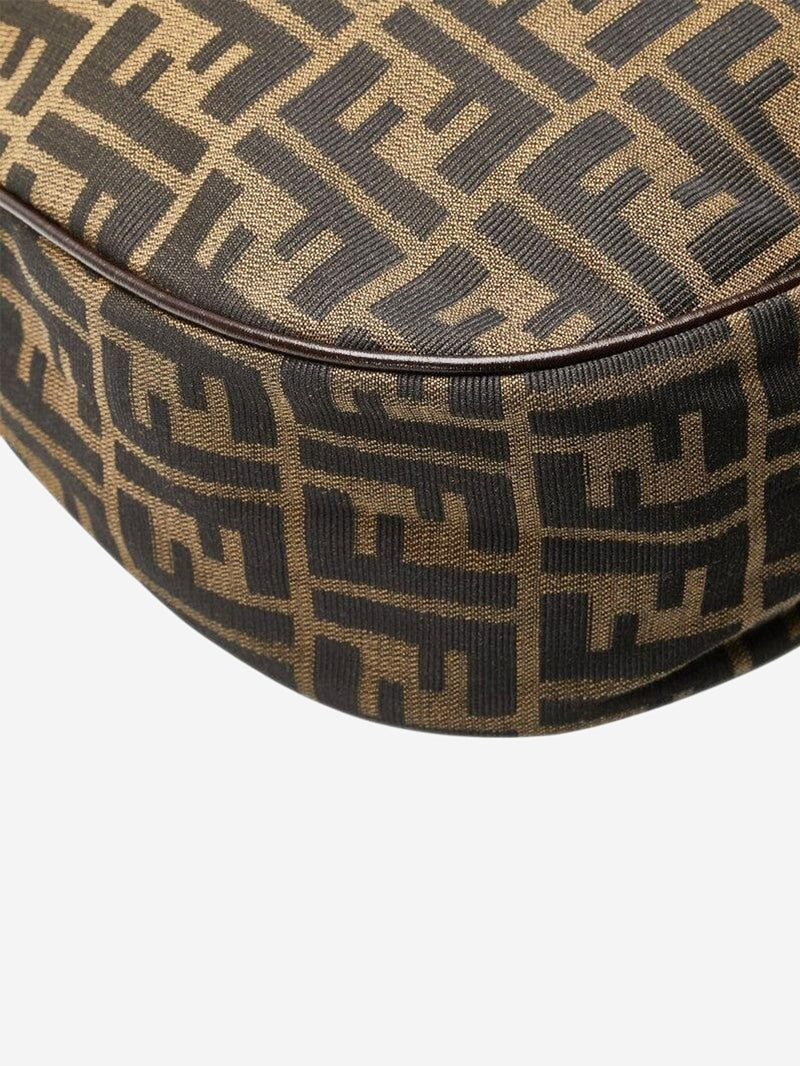 Brown FF Zucca canvas shoulder bag Shoulder bags Fendi 