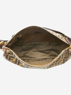 Brown FF Zucca canvas shoulder bag Shoulder bags Fendi 